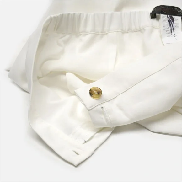 MARINA RINALDI Classic Cotton Pants - Picture 6 of 8